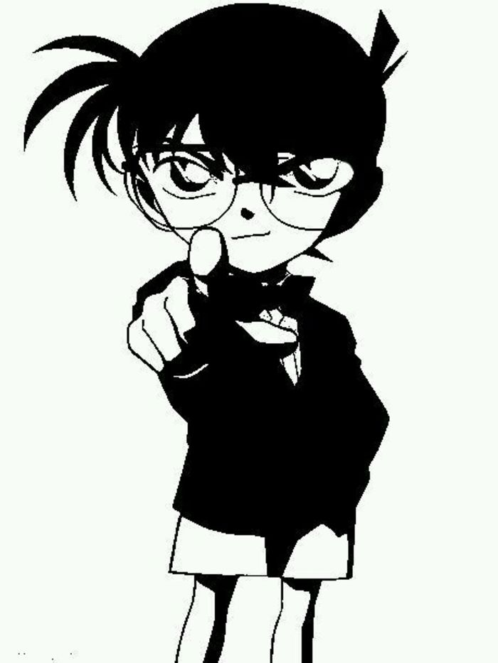 柯南 橡皮章 素材