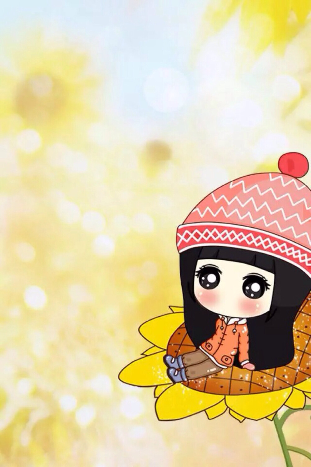 可爱的小琢壁纸头像女生可爱q版人物