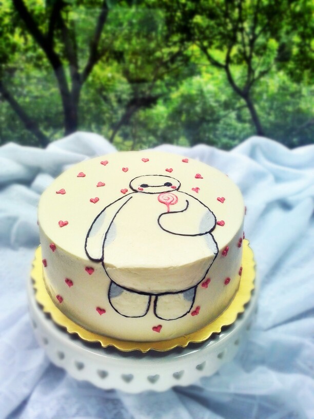 晨风爱家的蛋糕——大白(●––●)