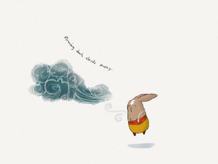 韩国插画师lapinfee笔下卖萌的兔子