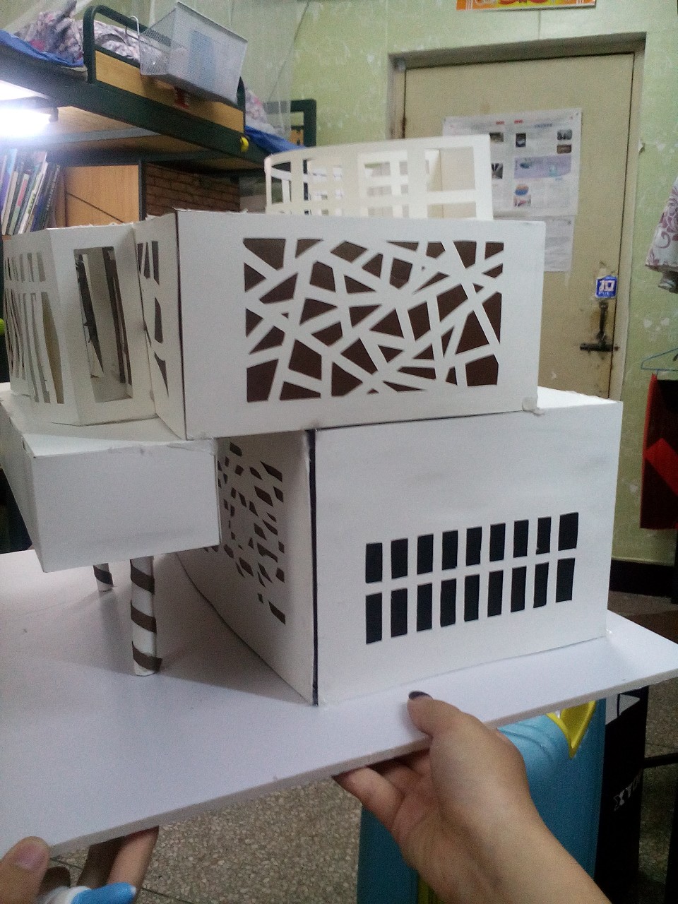 立体构成纸建筑