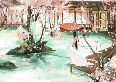 桃花坞里桃花庵,桃花庵下桃花仙.桃花仙人种桃树,又摘桃花换酒钱