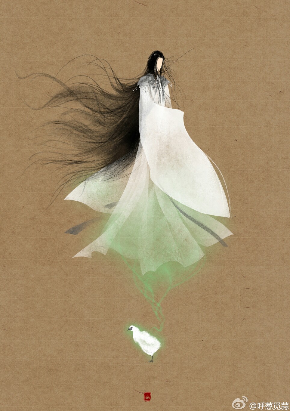 古风 人物 插画 壁纸 无心法师