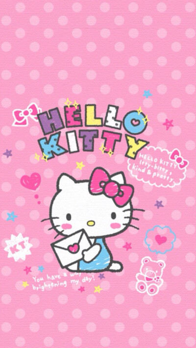 kitty控# #sanrio# #可爱# #wallpaper# #手机壁纸# #背景# #锁屏