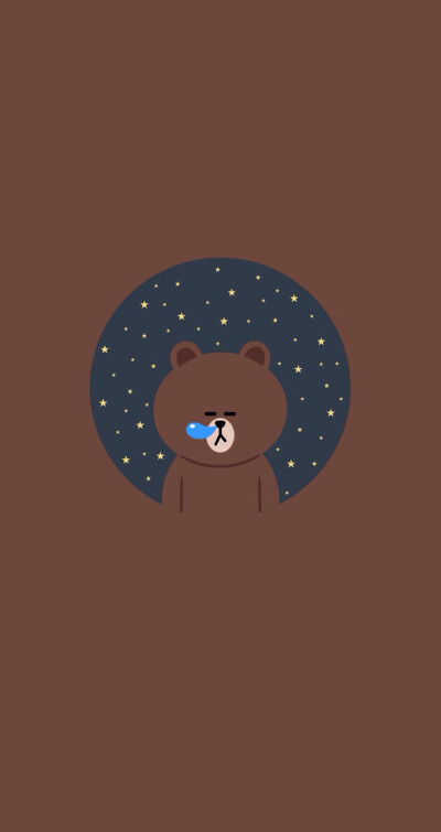 line friends 高清手机壁纸 可妮兔 布朗熊