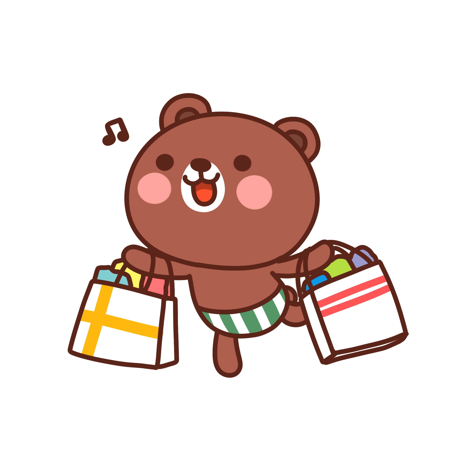 小熊奶黄包 卡通头像