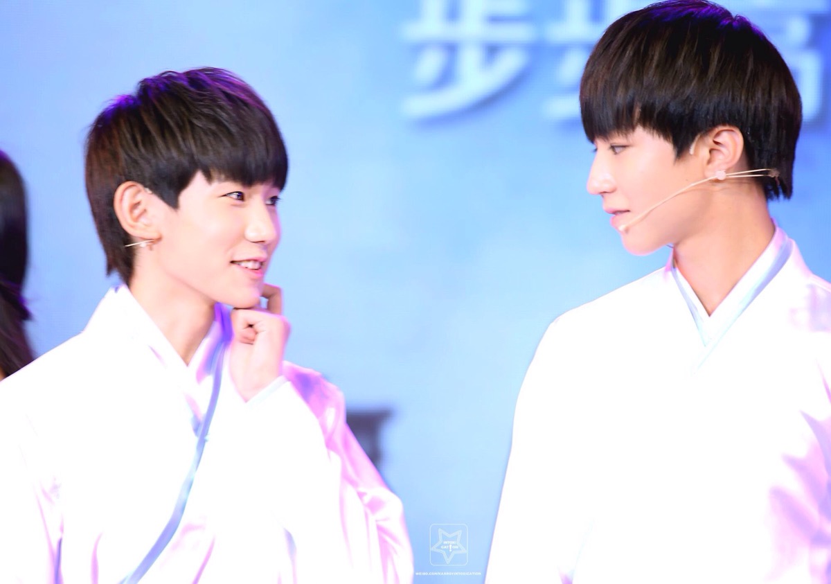 王俊凯# #tfboys# #王源# #凯源# 眼神