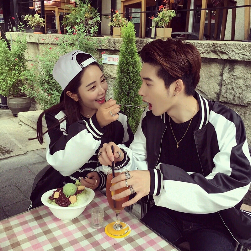 情侣头像 韩范 林珊珊 大白