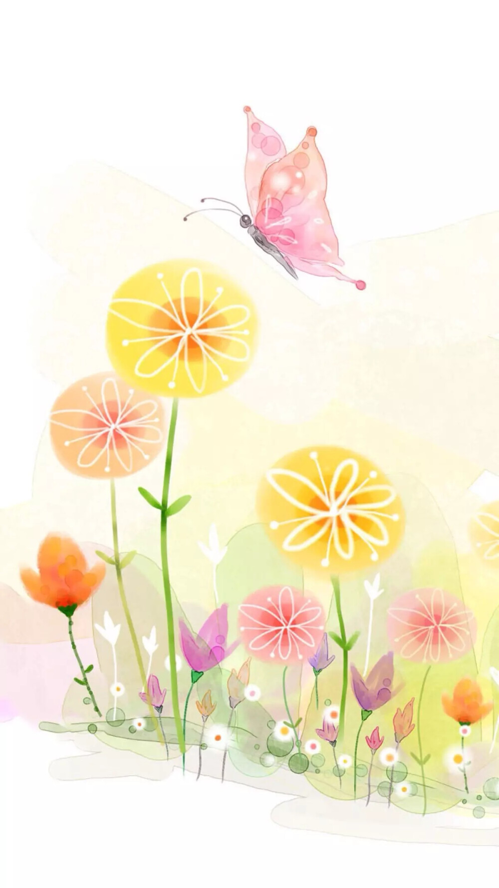 彩铅 插画 水彩 手绘