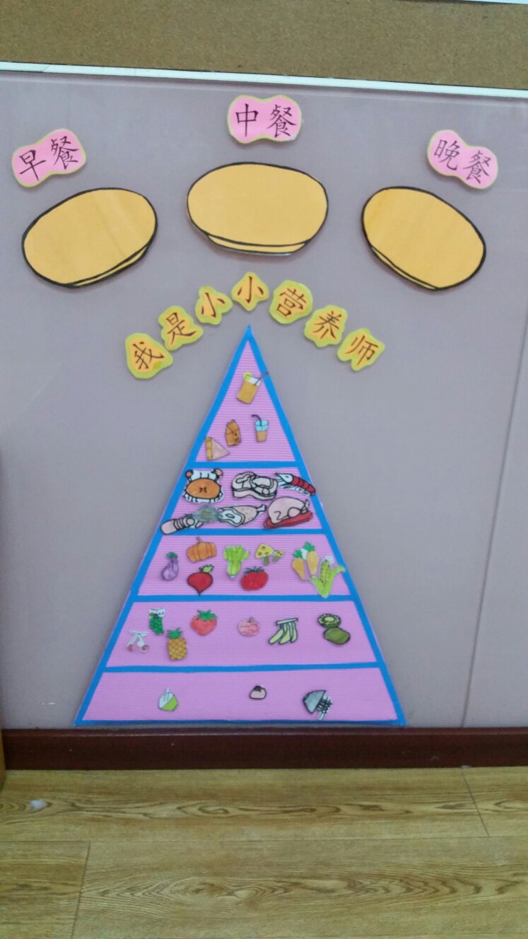 幼儿园中班食物金字塔图片