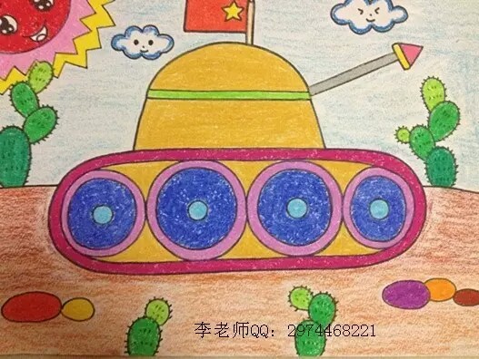 蜡笔儿童画