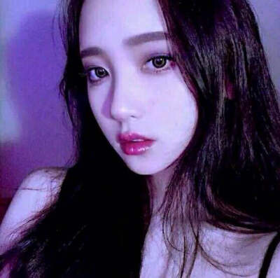 女生头像 大红唇 mua