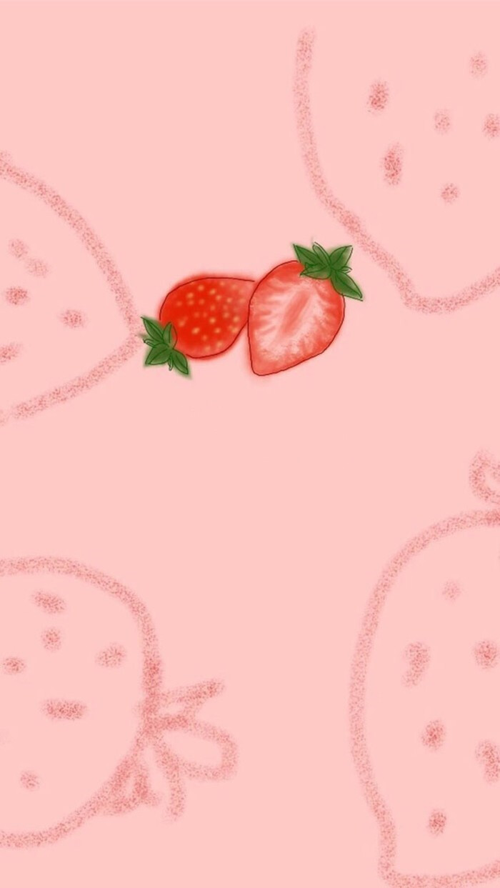 聊天背景草莓图片