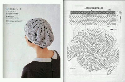 简单贝雷帽子编织方法图片