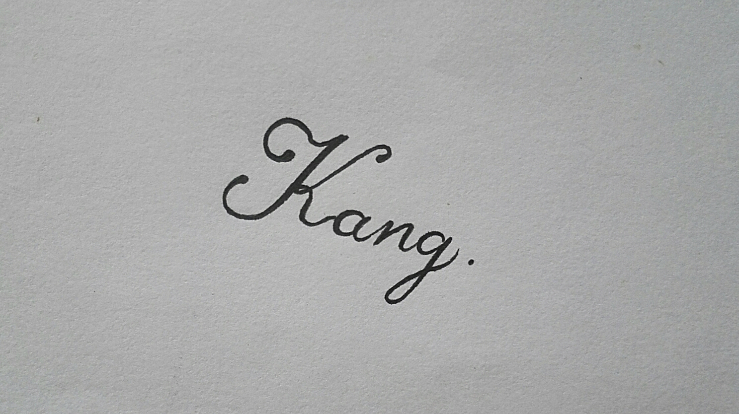 代写『kang』 致:a
