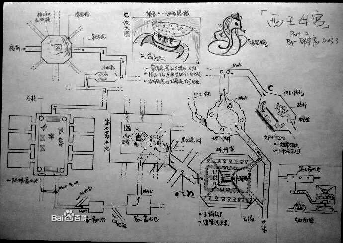 盗墓笔记西王母宫地图图片