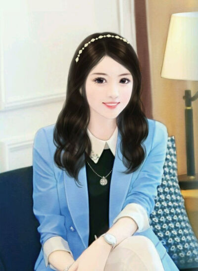 手绘系列―现代女子