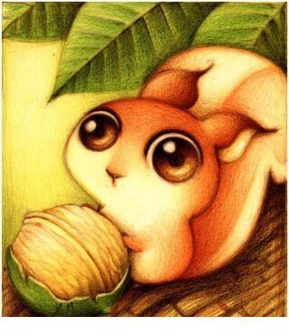 彩铅动物～萌萌哒