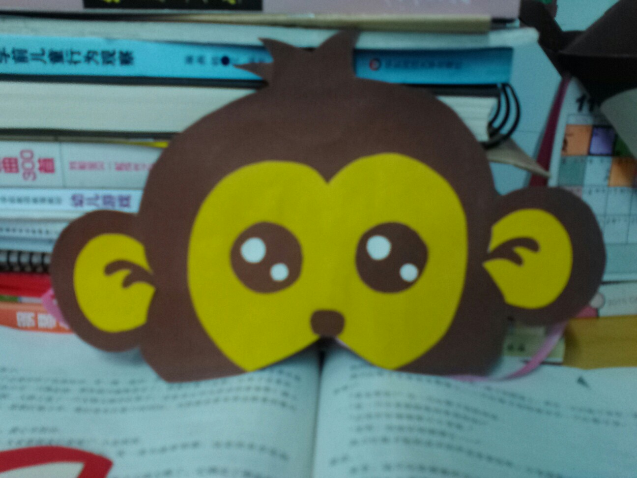 小猴头饰卡纸制作图片