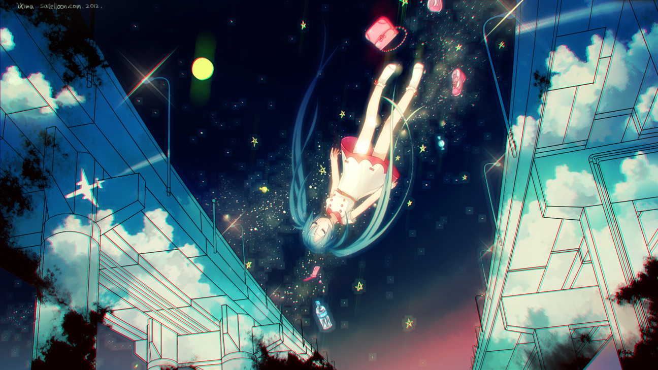 初音v3画师ixima/初音未来/miku/星空/我老 堆糖,美图壁纸兴趣