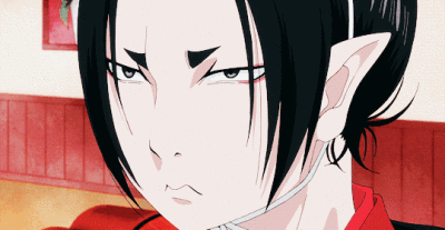 称鬼灯の冷彻 hoozuki no reitetsu 动漫 动画 gif 动态图 鬼灯 白泽
