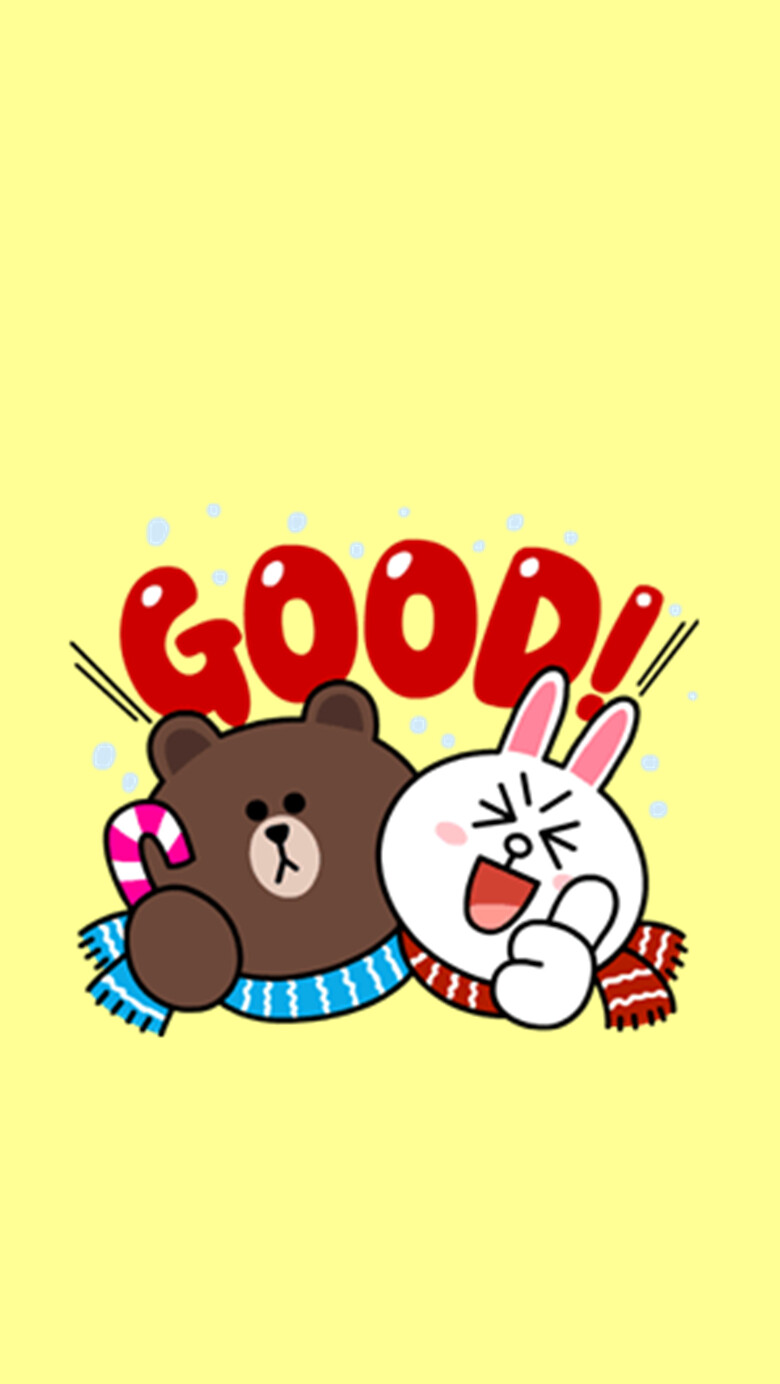 iphone壁纸lineconybrown可妮布朗