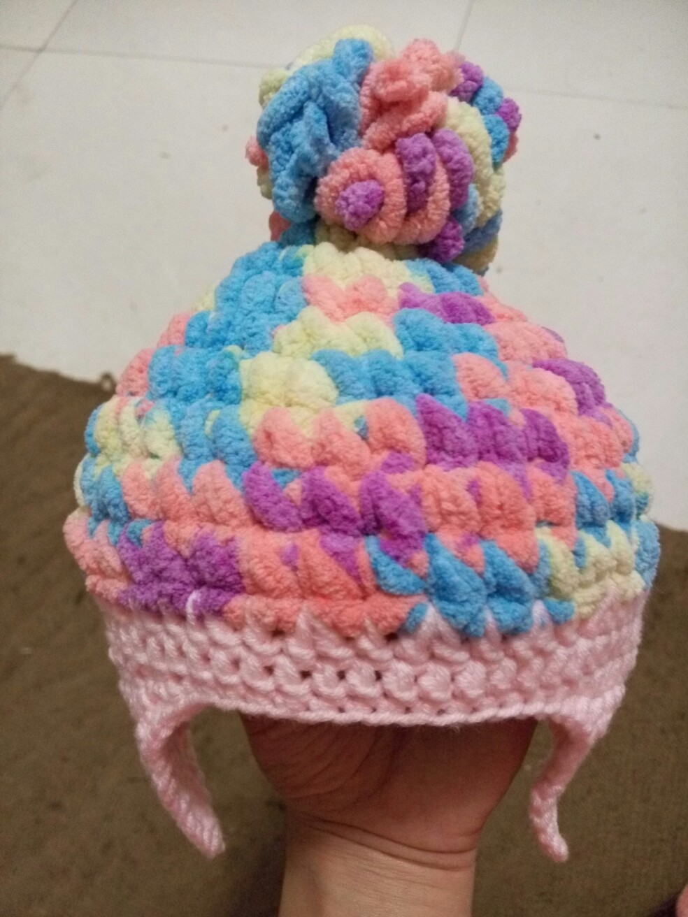 芬姐爱编织宝宝帽子图片