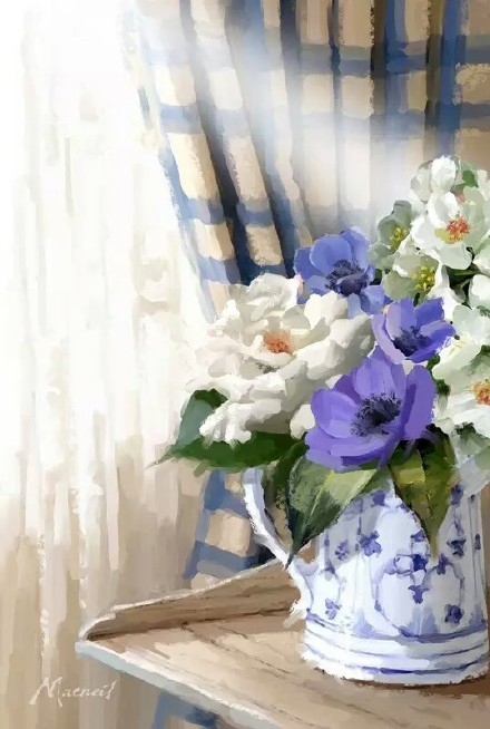 水粉画