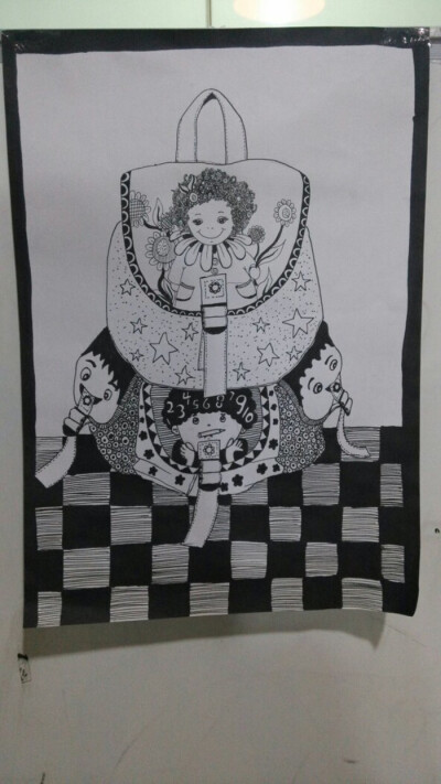 黑白画
