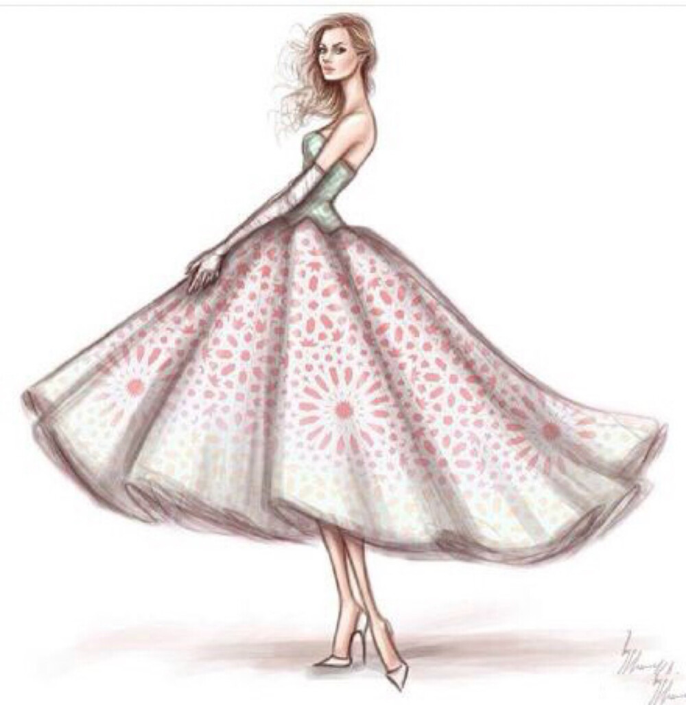 服装设计手稿时尚