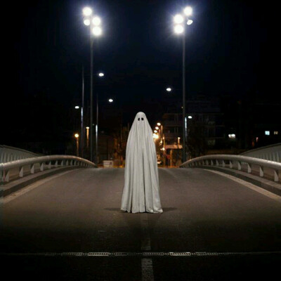 水粉画幽灵