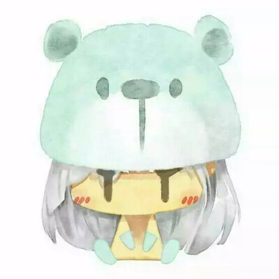 蠢萌儿童情侣头像