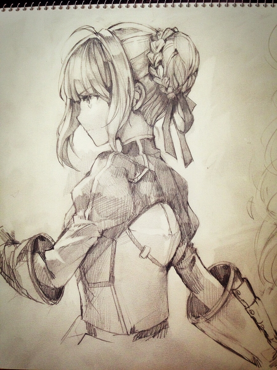 画师id33521423ももこ铅笔集手绘