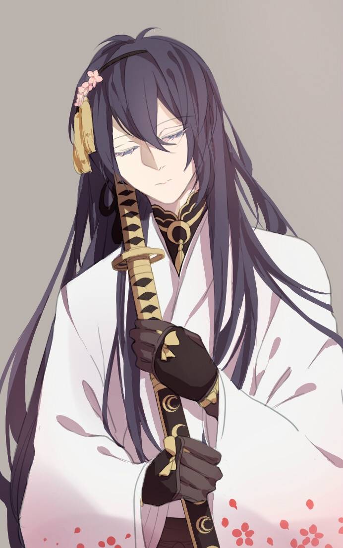 三日月宗近长发美男