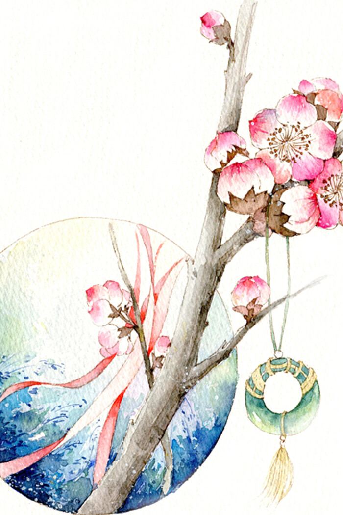 古风水彩〕作者 猫耳朵菲菲