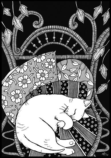 点赞 评论 黑白 装饰画 猫咪 图案 0 1085 y祥 发布到 线描画