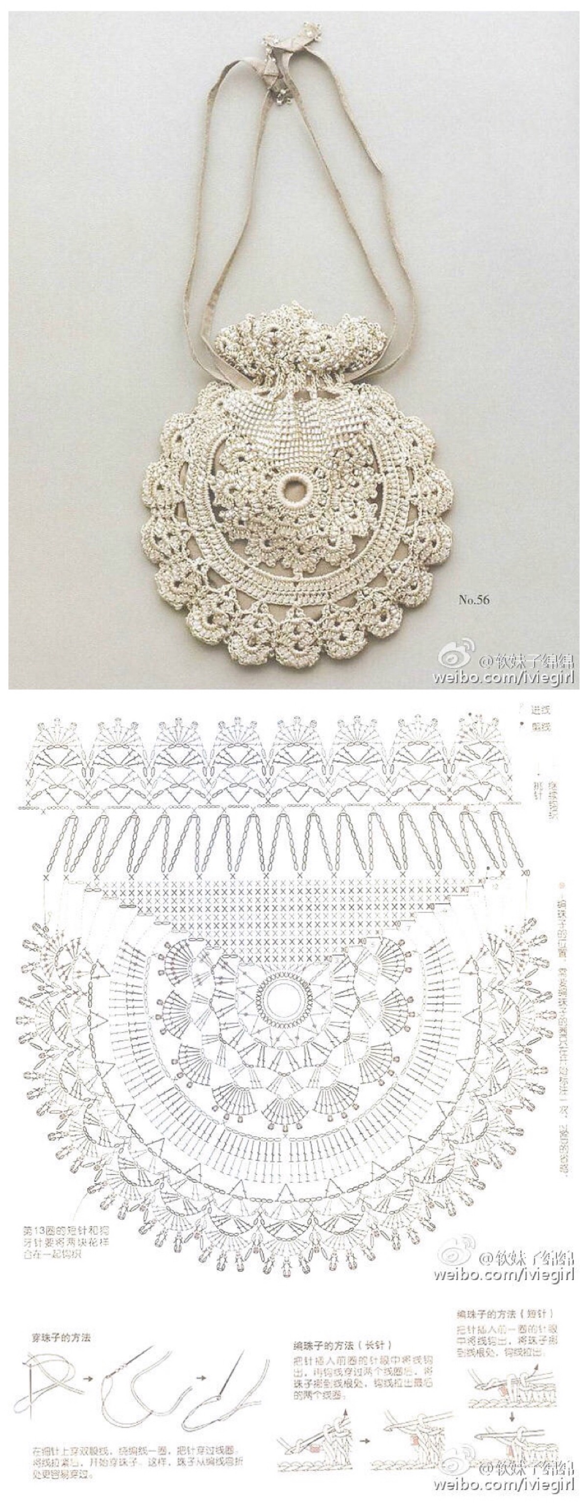 钩织 图解 包