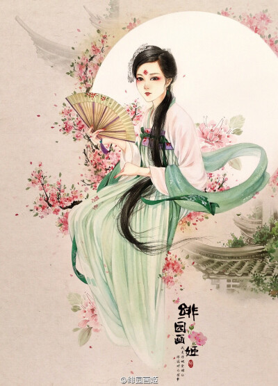 动漫古装手绘