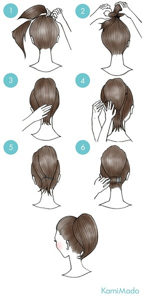 织辫子发型步骤图片