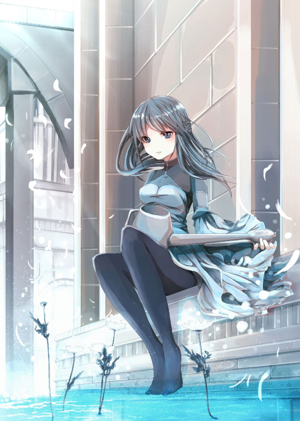 【疏璃】二次元 意境 头像 小清新 高清 插画 简洁 女生 呆萌 唯美