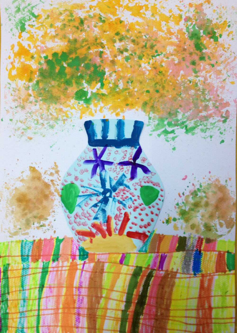 花瓶和满天星豆豆的作品