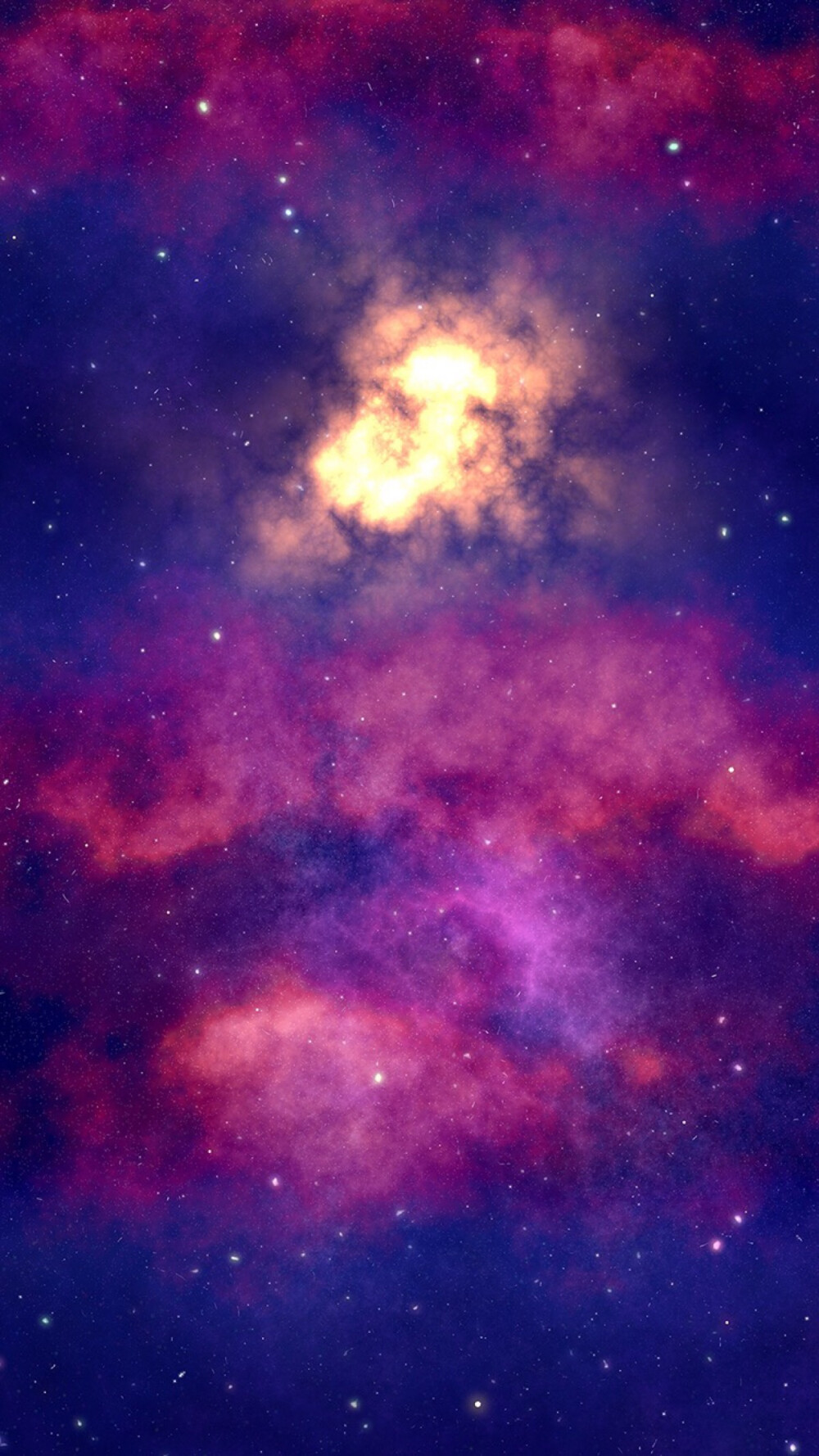 随手点个赞嘛～ wallpaper 壁纸 iphone 纯色 星空 宇宙 云 紫色 绚丽