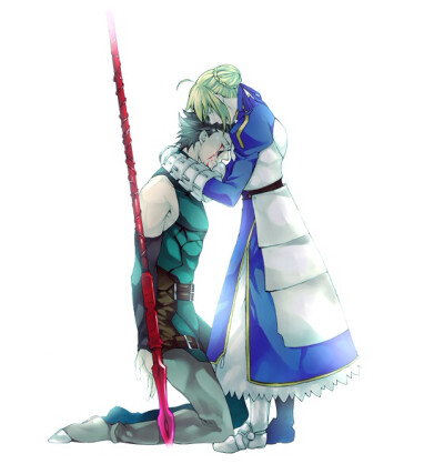 fate 热血 枪剑 吾王 双王 夫人 枪哥 金闪闪 saber 动漫 二次元 王妃