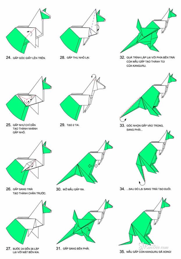 孔雀的折法立体折纸图片