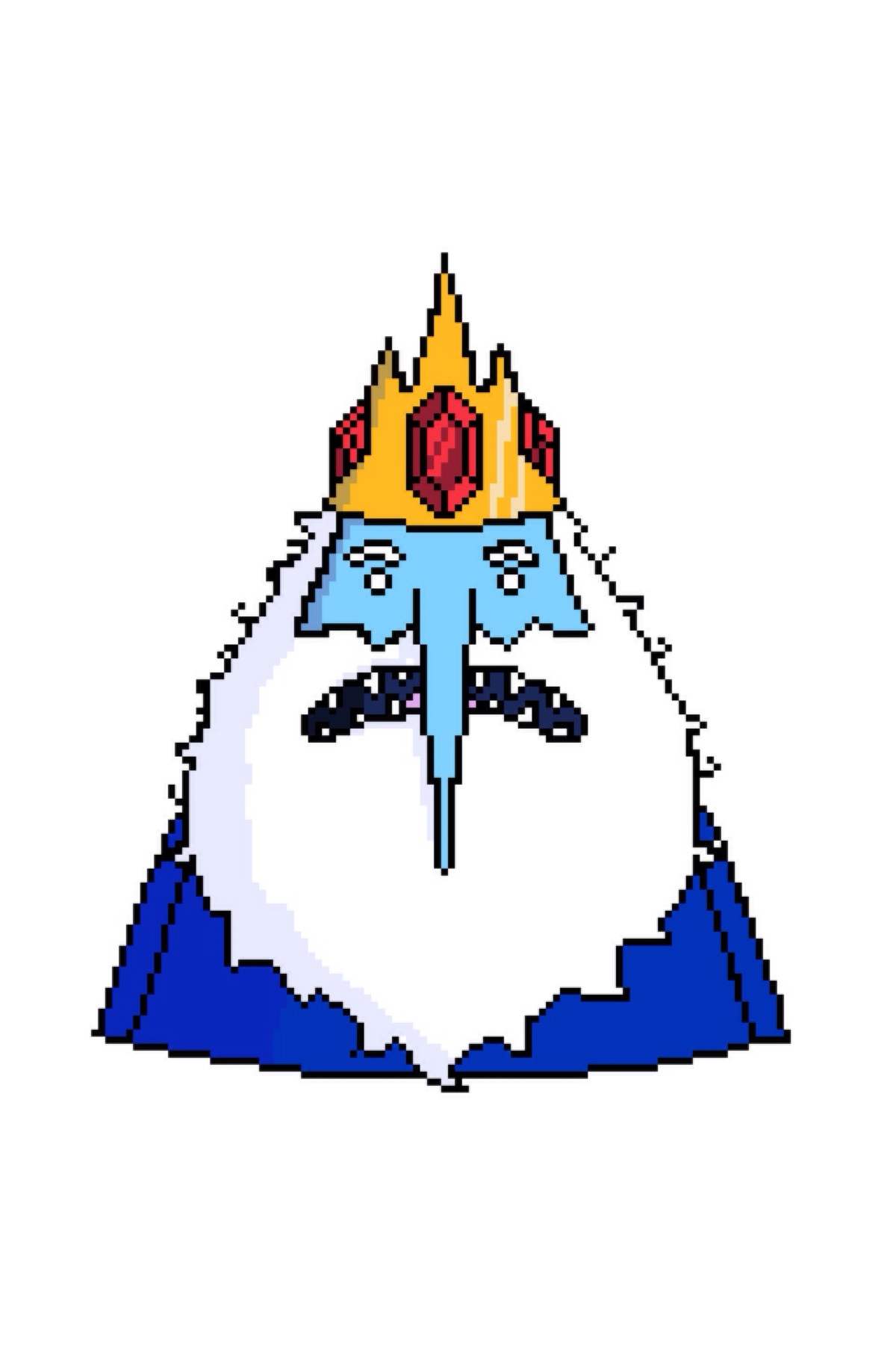 像素风动漫壁纸 ice king