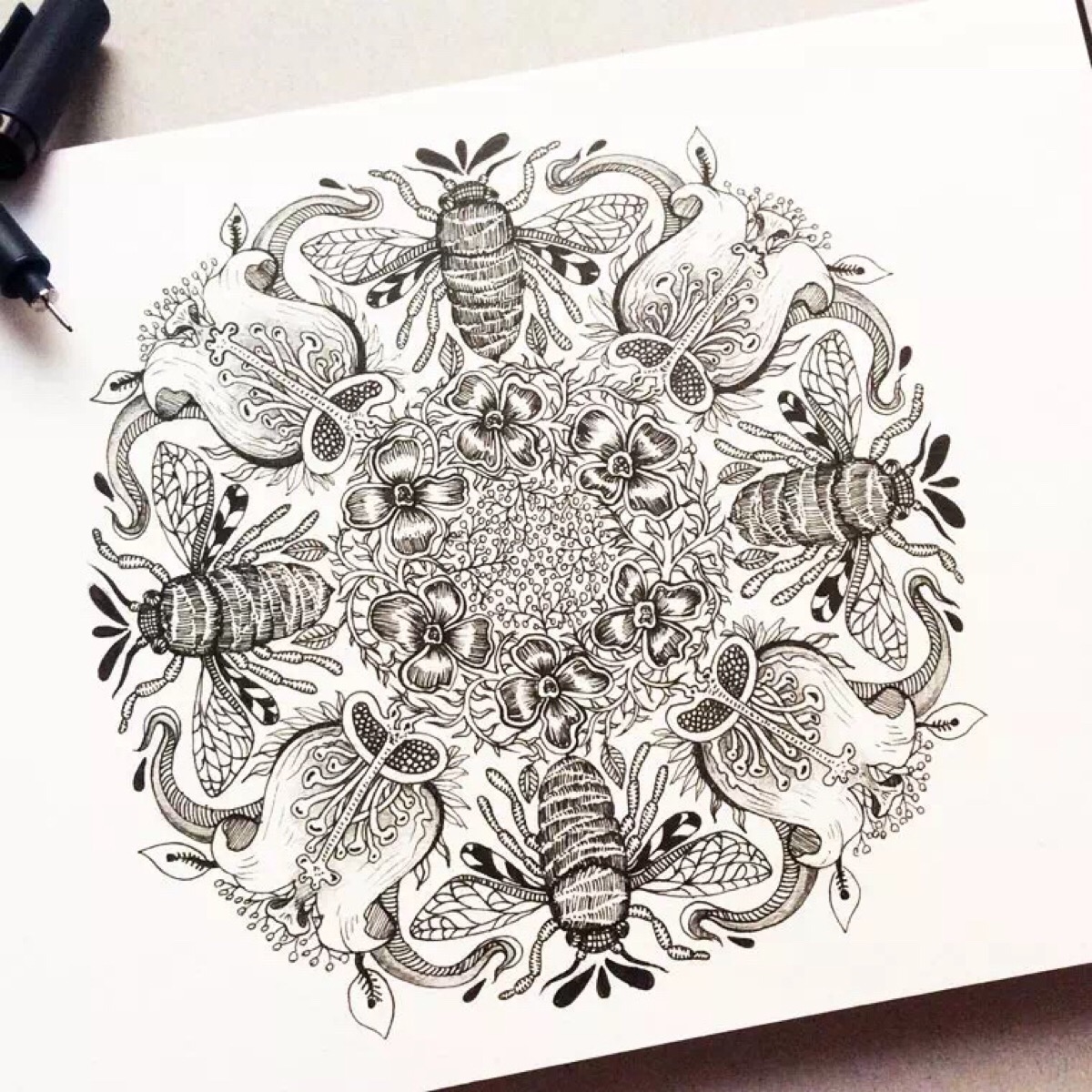 禅绕画爱好者的作品 自用