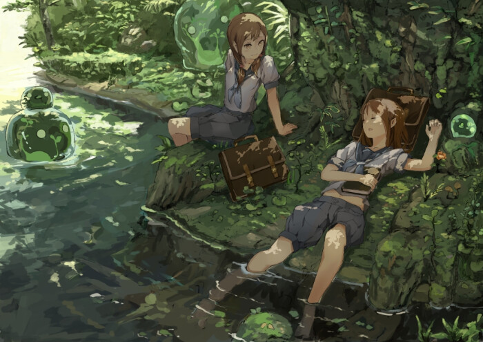 【滴水的美少女】水面与少女特辑