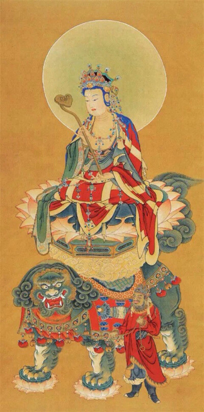 汉传佛教文殊菩萨图片