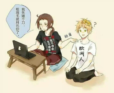 收集   点赞  评论  aph 黑塔利亚 亚瑟柯克兰 王耀 朝耀 好茶组00