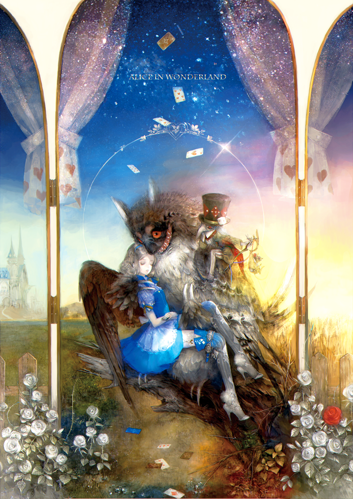 AliceInCradle死亡图,CrackleCradle死亡CG alice in wonderland 绘师:kera 本作品pixiv id=45220729